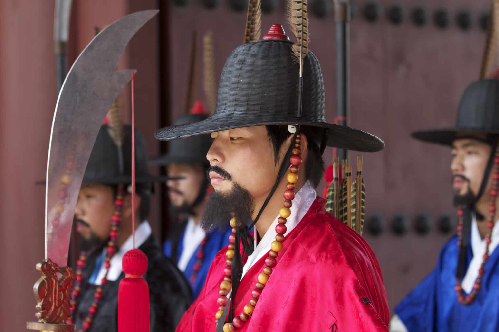 Changing of the Guard Ceremony at Gyeongbok Palace